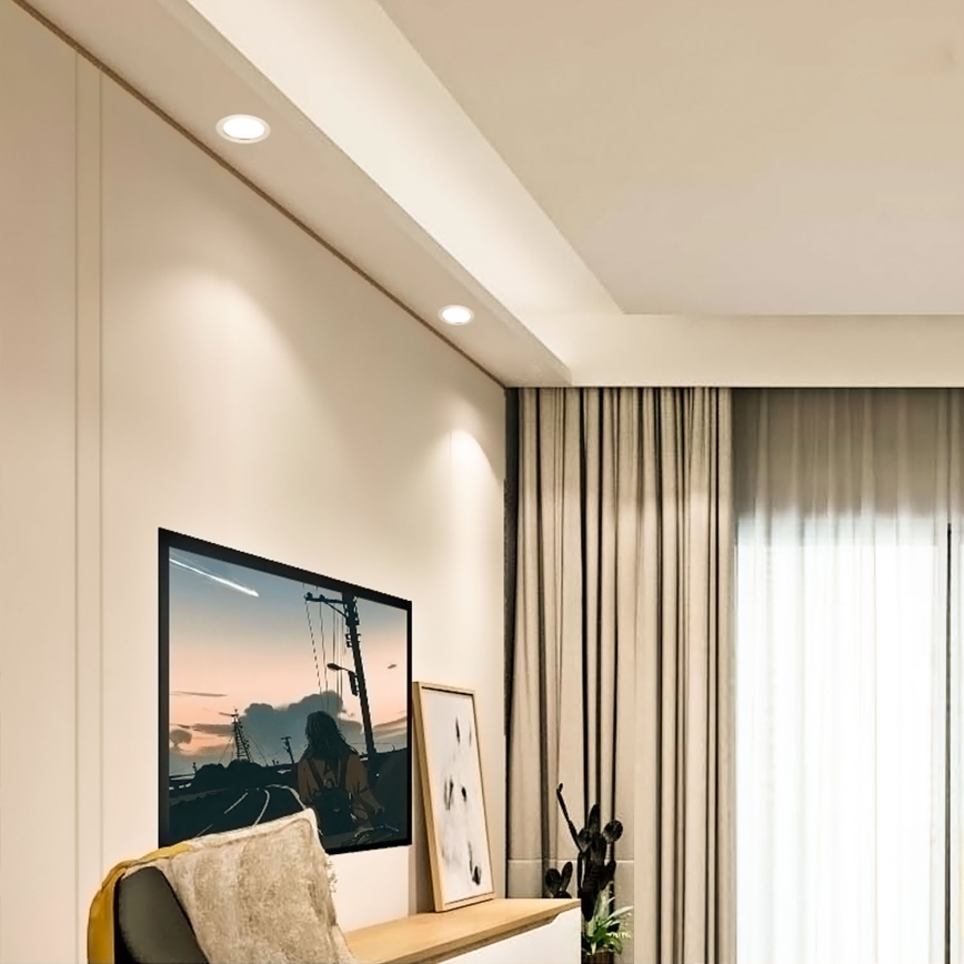 Aigostar - LED infälld belysning ULTRATHIN LED/6W/230V 3000K vit