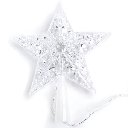 Aigostar - LED juldekoration 10xLED/3xAA varmvit stjärna