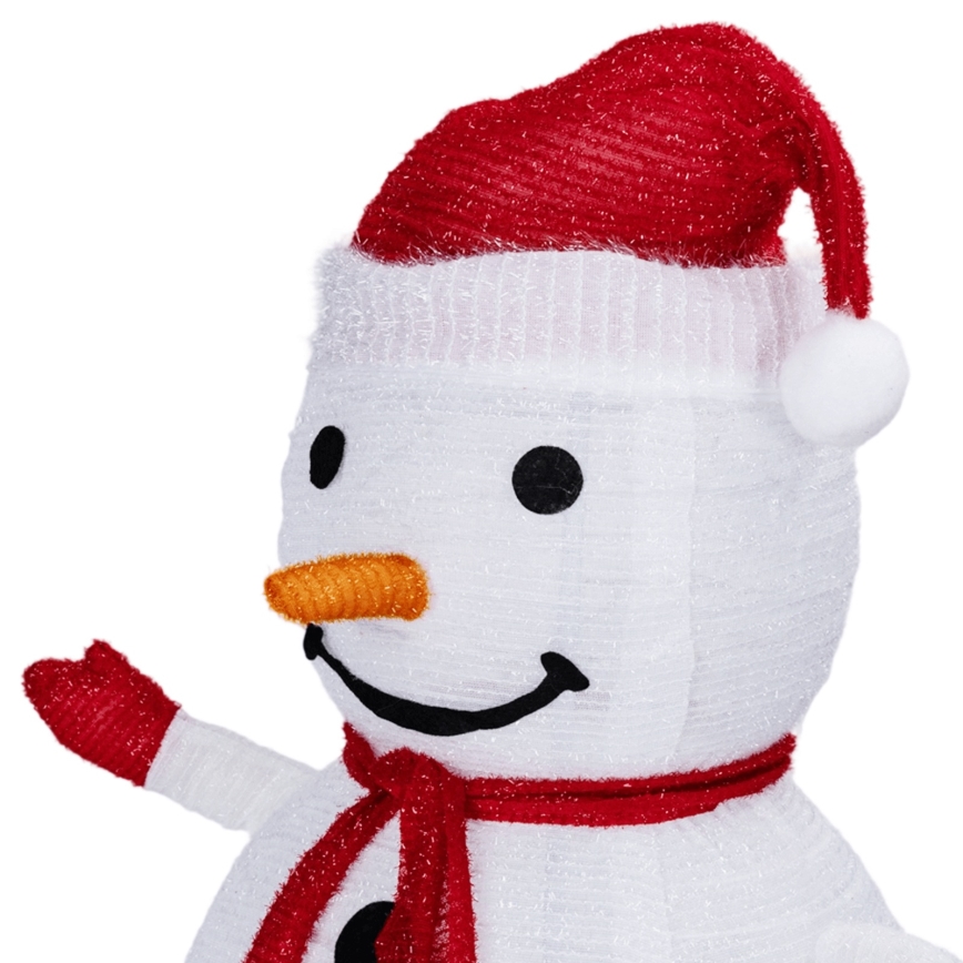 Aigostar - LED juldekoration för utomhusbruk 50xLED/3xAA 0,7m IP44 snögubbe + fjärrkontroll