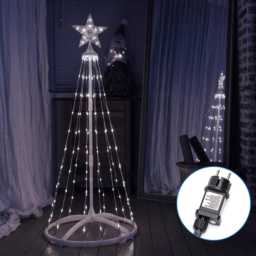 Aigostar - LED juldekoration för utomhusbruk LED/3,6W/230V 180 cm IP44 kall vit