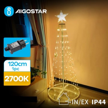 Aigostar - LED juldekoration för utomhusbruk LED/3,6W/31/230V 2700K 120 cm IP44