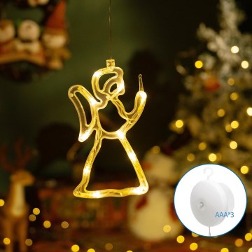 Aigostar - LED Juldekoration LED/3xAAA ängel 21 cm