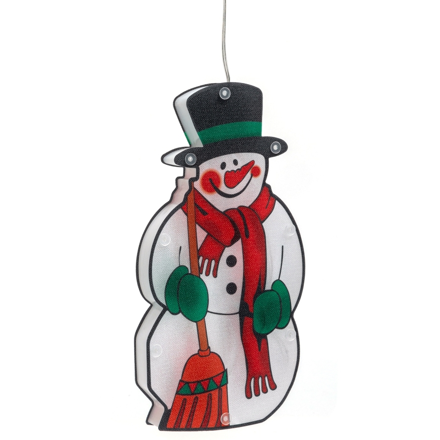 Aigostar - LED juldekoration LED/3xAAA snögubbe 25cm