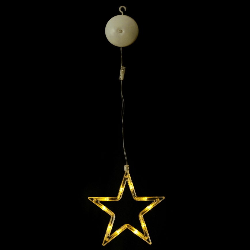 Aigostar - LED juldekoration LED/3xAAA stjärna 19cm