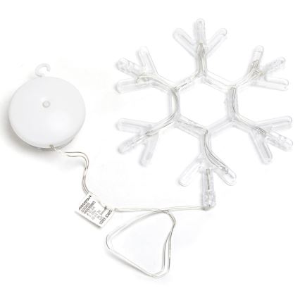 Aigostar - LED juldekoration LED/3xAAA varm vit snöflinga 19cm