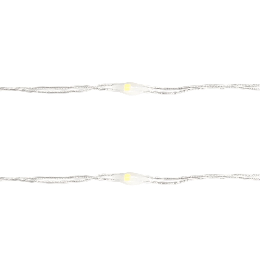 Aigostar - LED julkedja 100xLED/3xAA 10,3m kall vit