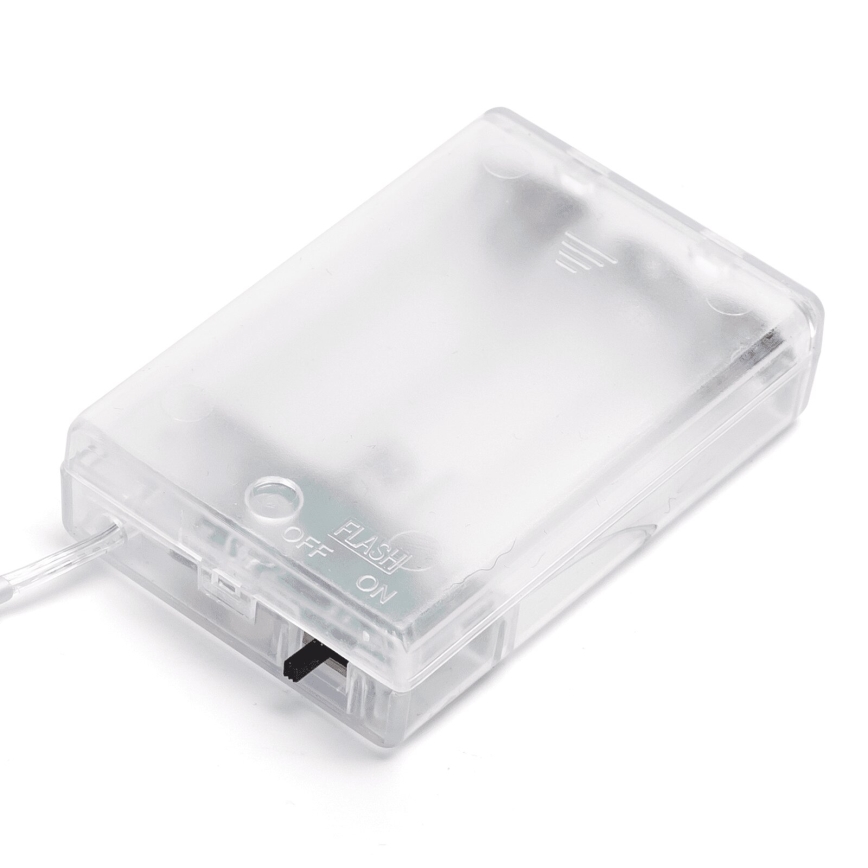 Aigostar - LED julkedja 100xLED/3xAA 10,3m kall vit