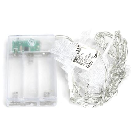 Aigostar - LED julkedja 20xLED/3xAA 3,3m träd