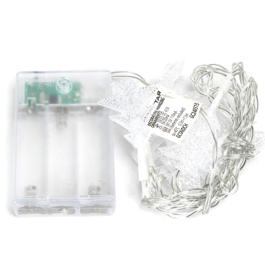 Aigostar - LED julkedja 20xLED/3xAA 3,3m träd