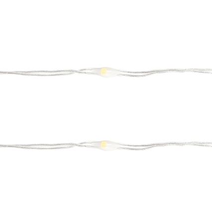Aigostar - LED julkedja 50xLED/3xAA 5,3m varm vit