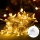 Aigostar -LED julkedja för utomhusbruk 100xLED/8 funktioner 3xAA 10,3m IP44 varm vit