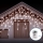 Aigostar - LED julkedja för utomhusbruk 100xLED/8 funktioner/3xAA 8x0,6m IP44 kall vit