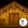 Aigostar - LED julkedja för utomhusbruk 200xLED/8 funktioner 13x0,6m IP44 varm vit
