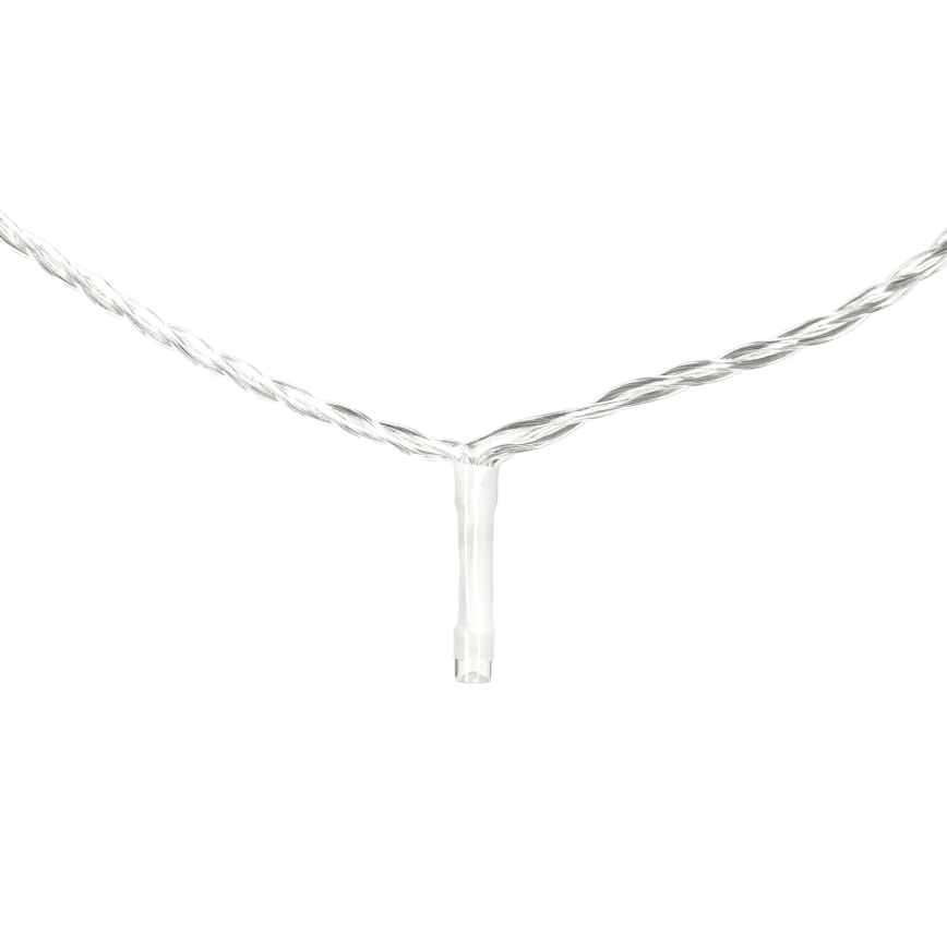 Aigostar - LED julkedja för utomhusbruk 200xLED/8 funktioner 23m IP44 kall vit