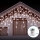 Aigostar - LED julkedja för utomhusbruk 200xLED/8 funktioner 3xAA 13x0,6m IP44 kall vit
