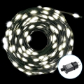 Aigostar - LED julkedja för utomhusbruk 300xLED/8 funktioner 33m IP44 kall vit