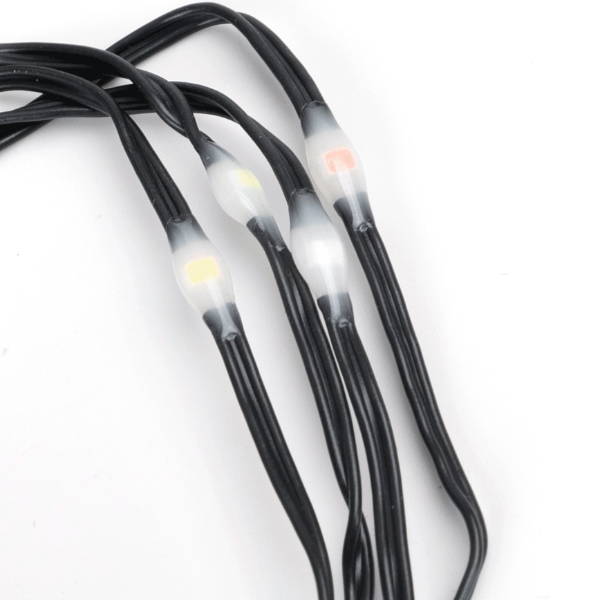 Aigostar - LED julkedja för utomhusbruk 50xLED/8 funktioner 3xAA 5,3m IP44 Flerfärgad