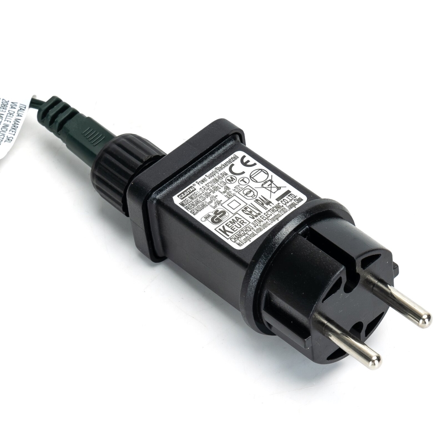 Aigostar - LED julkedja för utomhusbruk 600xLED/8 funktioner 18m IP44 kall vit