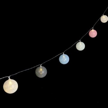 Aigostar - LED-julslinga 10xLED/3xAA 2m varmvit