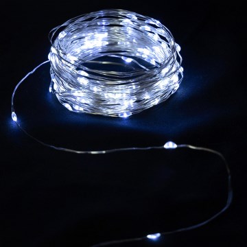 Aigostar - LED julslinga 20xLED/2x3V 2m kallvit