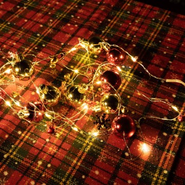 Aigostar - LED-julslinga 20xLED/3xAA 2 m varmvit