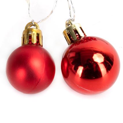 Aigostar - LED-julslinga 20xLED/3xAA 2m varmvit