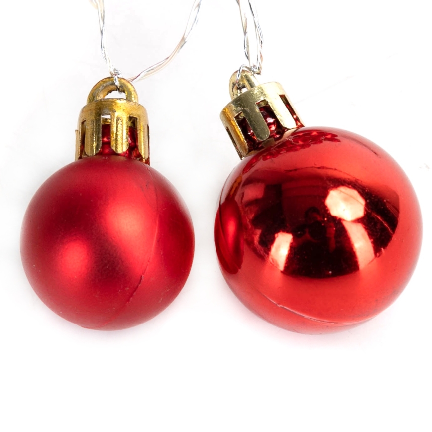 Aigostar - LED-julslinga 20xLED/3xAA 2m varmvit