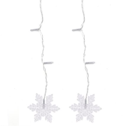 Aigostar - LED utomhus julbelysning 120xLED/8 funktioner 3x0,7m IP44 varmvit + fjärrkontroll