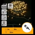 Aigostar - LED-julslinga för utomhusbruk, 300 LED, 8 funktioner, 30 m, IP44, varmvit