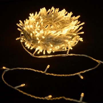 Aigostar - LED julslinga för utomhusbruk, 600 LED, 30 m, IP44, varmvit