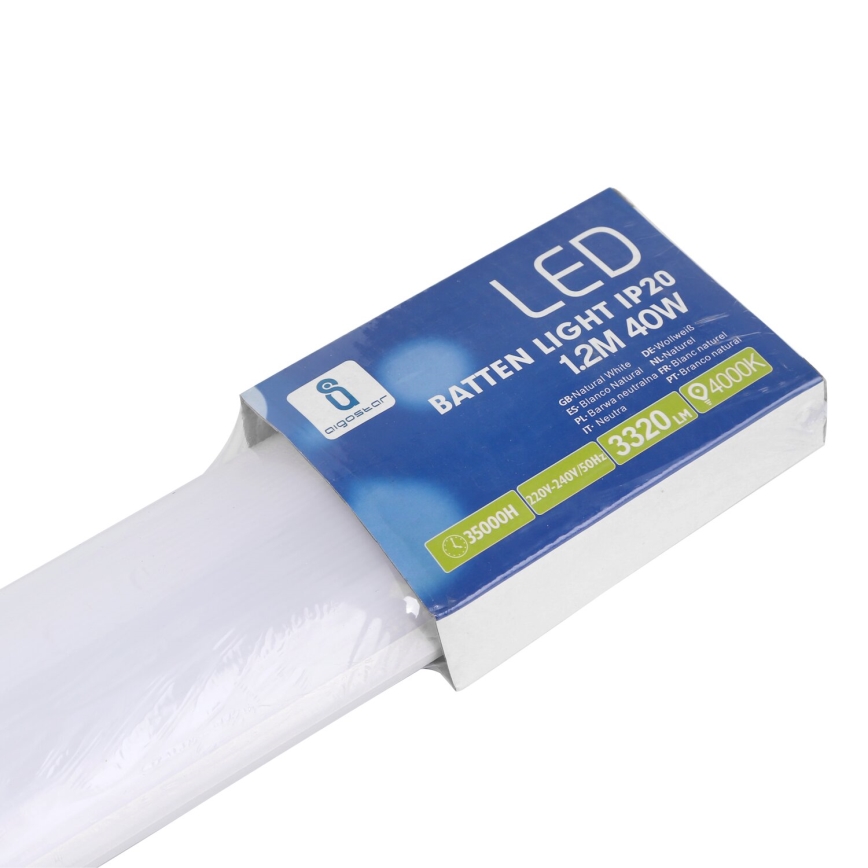 Aigostar - LED lampa för undersidan av köksskåp LED/40W/230V 4000K 120 cm vit