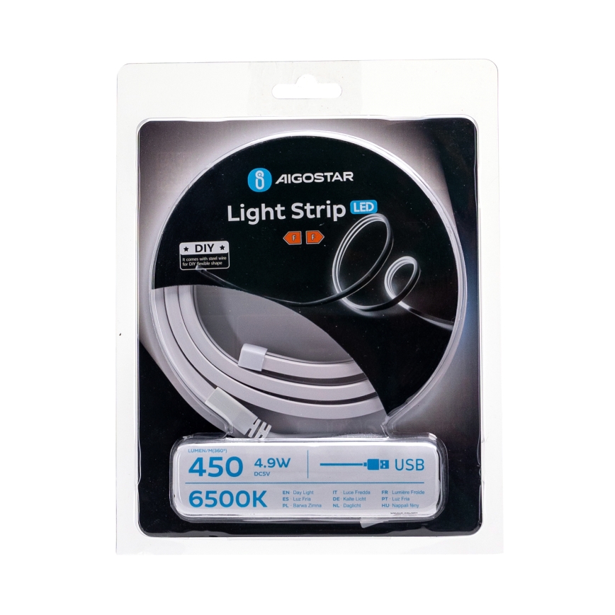 Aigostar - LED list 1m LED/4,9W/5V 6500K IP65