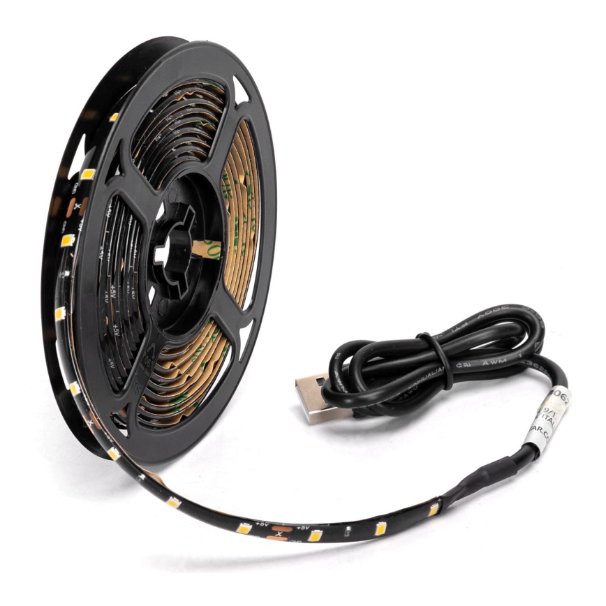 Aigostar - LED list 2m LED/4,9W/5V 2700K IP65 svart