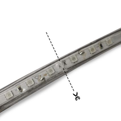Aigostar - LED list för utomhusbruk 50m LED/300W/230V blå IP65