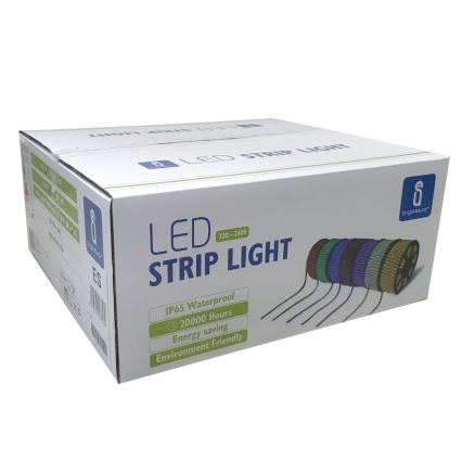 Aigostar - LED list för utomhusbruk 50m LED/300W/230V blå IP65