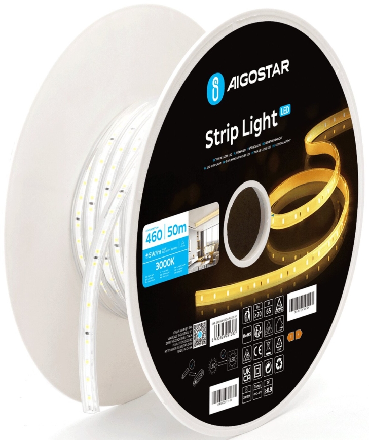 Aigostar - LED list LED/250W/230V 50m 3000K IP65
