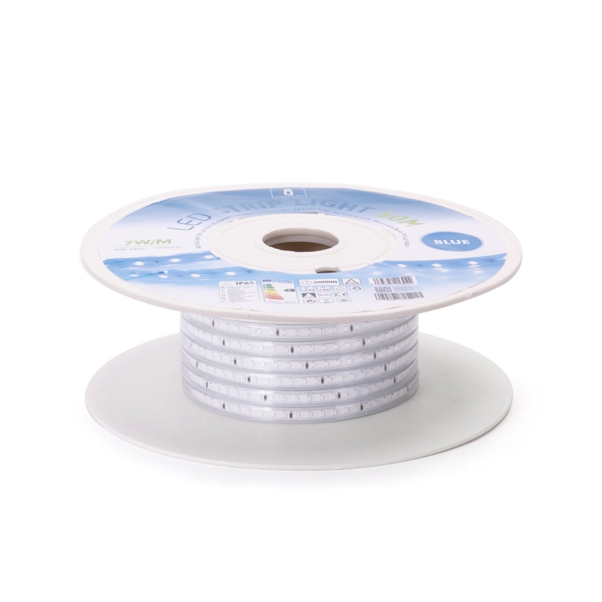 Aigostar - LED list LED/350W/230V 50m blå IP65