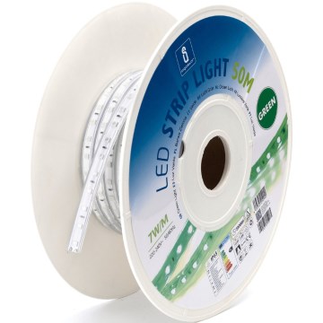 Aigostar - LED list LED/350W/230V 50m grön IP65