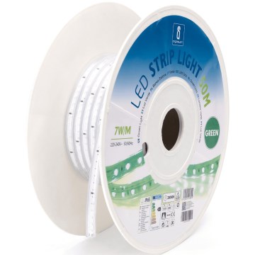 Aigostar - LED list LED/350W/230V 50m grön IP65