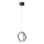 Aigostar - LED ljuskrona med textilsladd LED/15W/230V 2700K svart