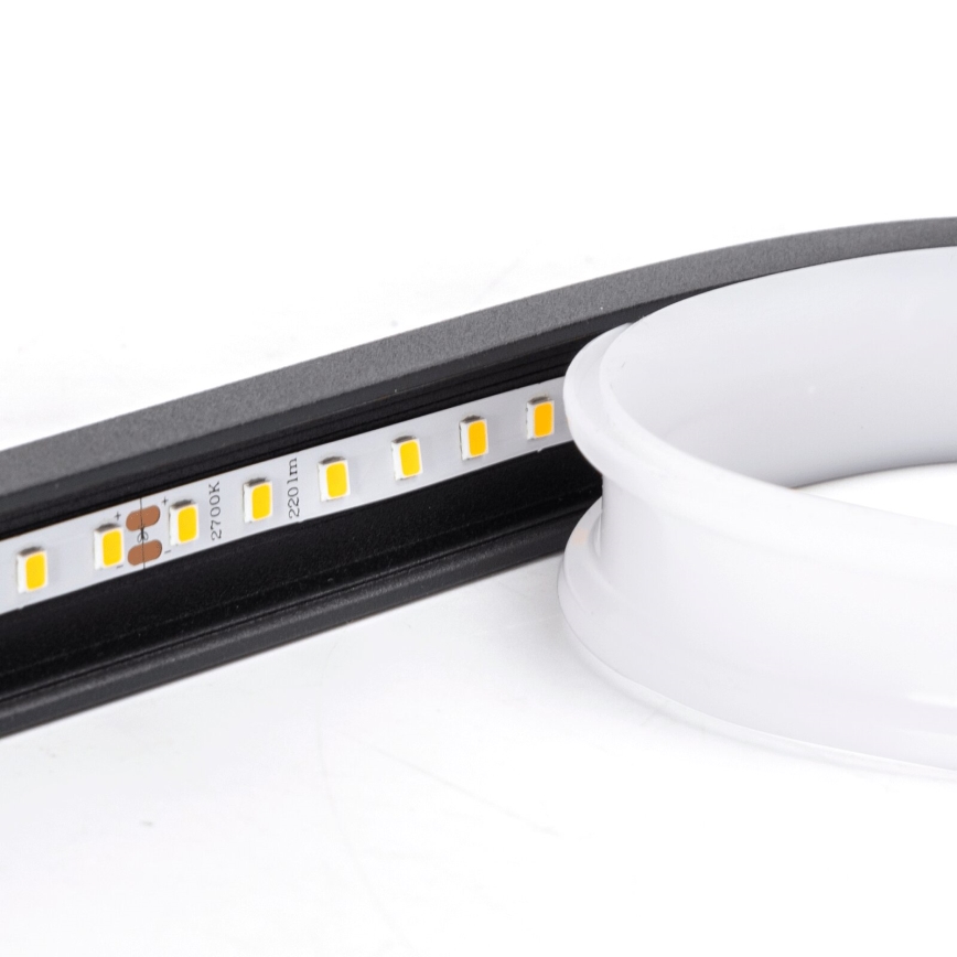 Aigostar - LED ljuskrona med textilsladd LED/23W/230V 2700K