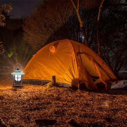 Aigostar - LED Ljusreglerad bärbar uppladdningsbar camping lampa LED/3W/3,7V 1200mAh