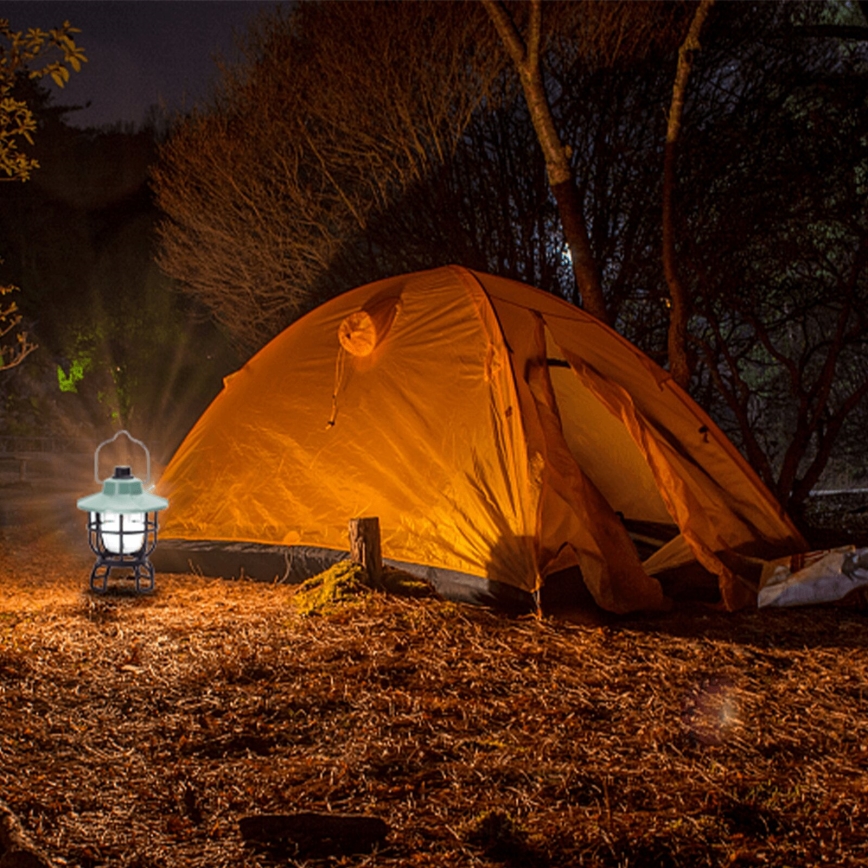 Aigostar - LED Ljusreglerad bärbar uppladdningsbar camping lampa LED/3W/3,7V 1200mAh