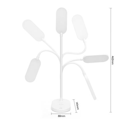 Aigostar - LED ljusreglerad bordslampa touch LED/3W/5V