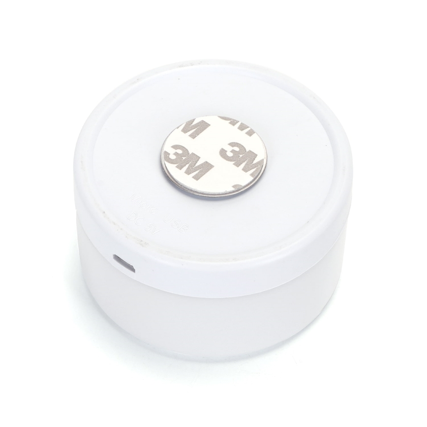 Aigostar - LED Ljusreglerad portable nattlampa LED/1W/5V 6500K + USB