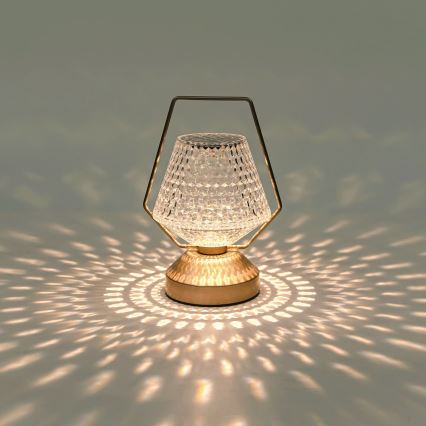 Aigostar - LED Ljusreglerad uppladdningsbar bordslampa LED/1W/5V 2700/4000/6500K 1800mAh 20 cm