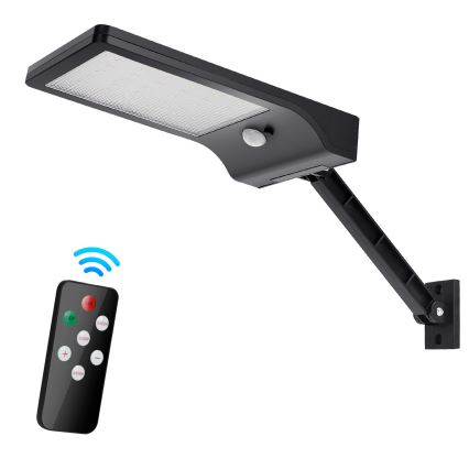 Aigostar - LED Ljusreglerad solcell lampa med sensor LED/2,3W/5,5V IP65 1800 mAh + fjärrkontroll
