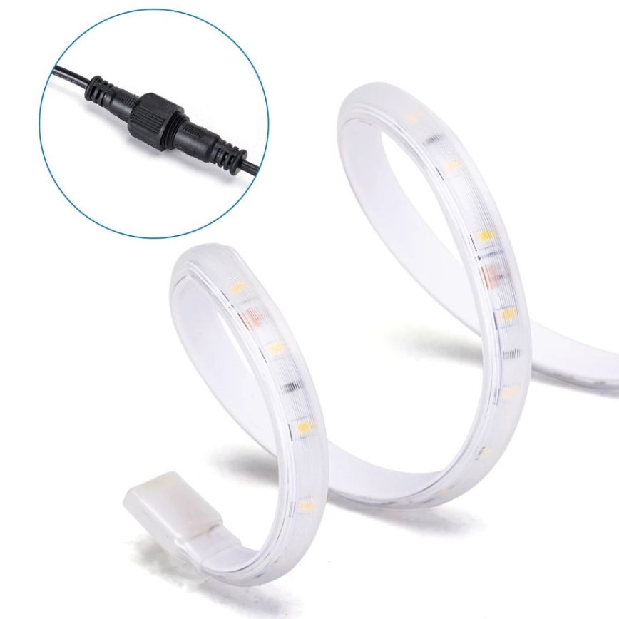 Aigostar - LED Ljusreglerad solcell list LED/1,6W/3,2V 3 m 6500K IP65 + fjärrkontroll