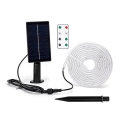 Aigostar - LED Ljusreglerad solcell list LED/1,6W/3,2V 3 m 6500K IP65 + fjärrkontroll