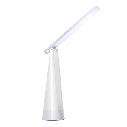 Aigostar - LED Ljusreglerad uppladdningsbar bordslampa LED/7W/5V 4000K 4400 mAh vit